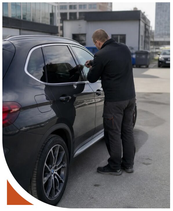 Вскрытие автомобиля БМВ в Октябрьском от 2589 р. | Разлок-Ктб