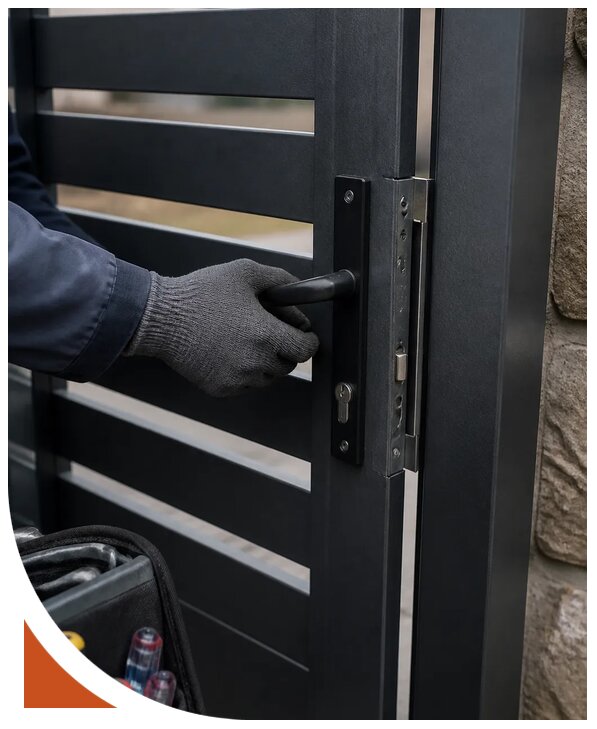 Вскрытие замка калитки в Октябрьском от 2071 р. | Разлок-Ктб