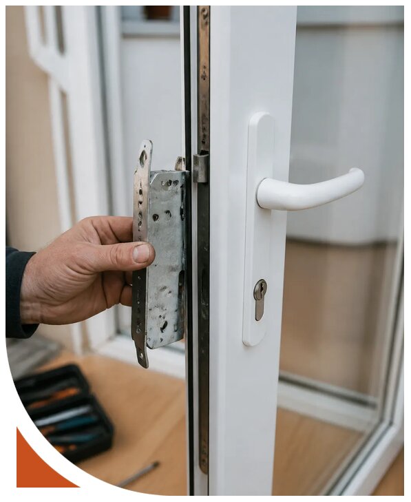 Ремонт замка пластиковой двери в Октябрьском от 2589 р. | Разлок-Ктб